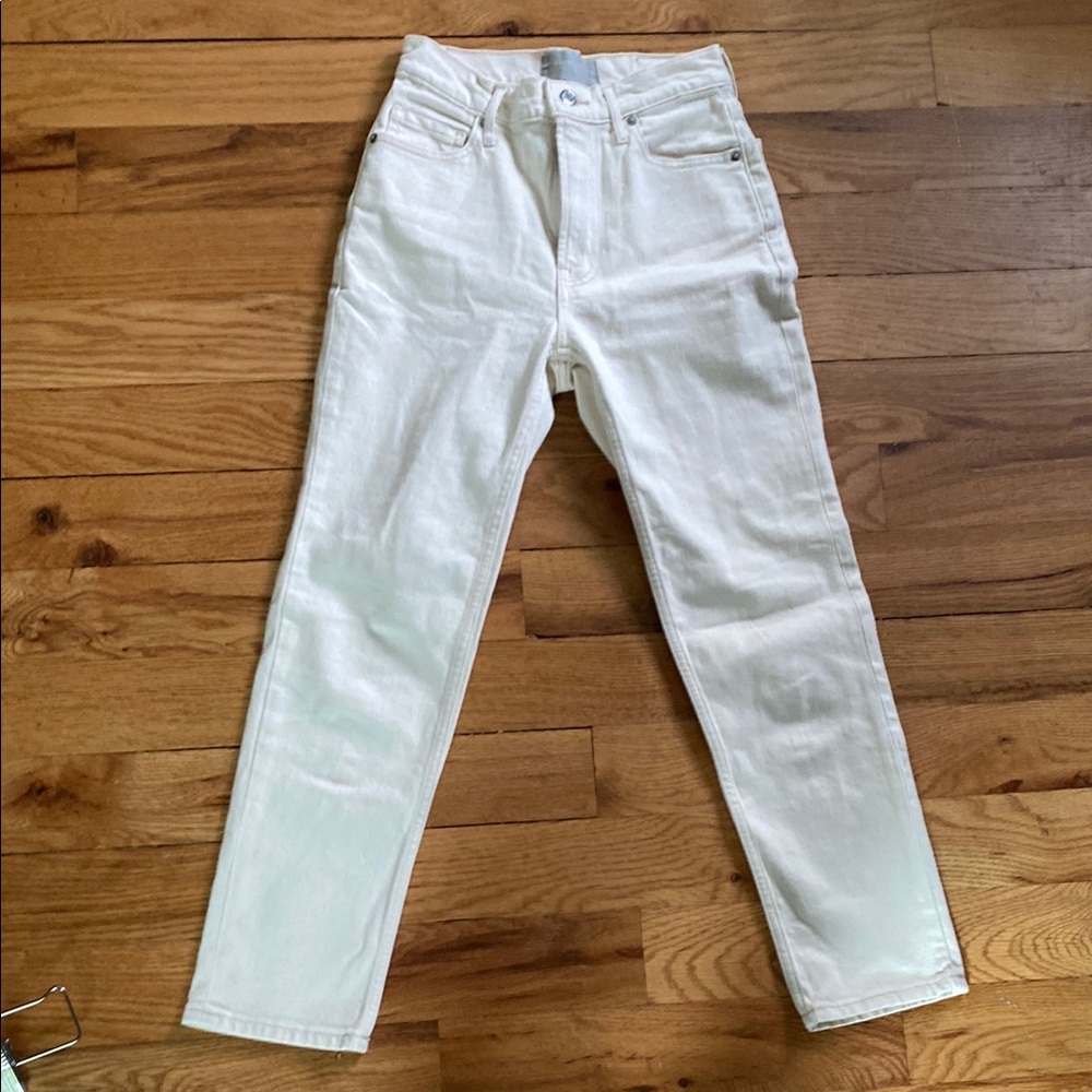 Women's White Jeans Everlane 24